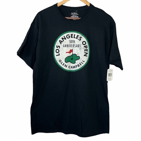 American Needle Inc. Men’s Black Los Angeles 50th Anniversary Open Golf Tee - Picture 1 of 6